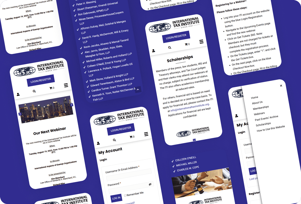 international tax institute mobile view