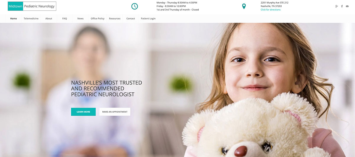 Midtown Pediatric Neurology homepage