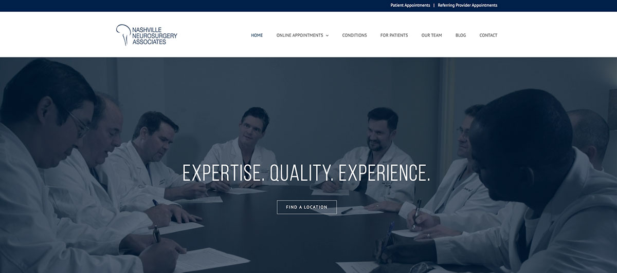 Nashville Neurology Associates homepage