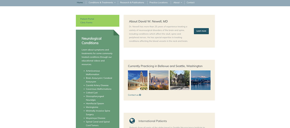 Seattle Neurosciences homepage