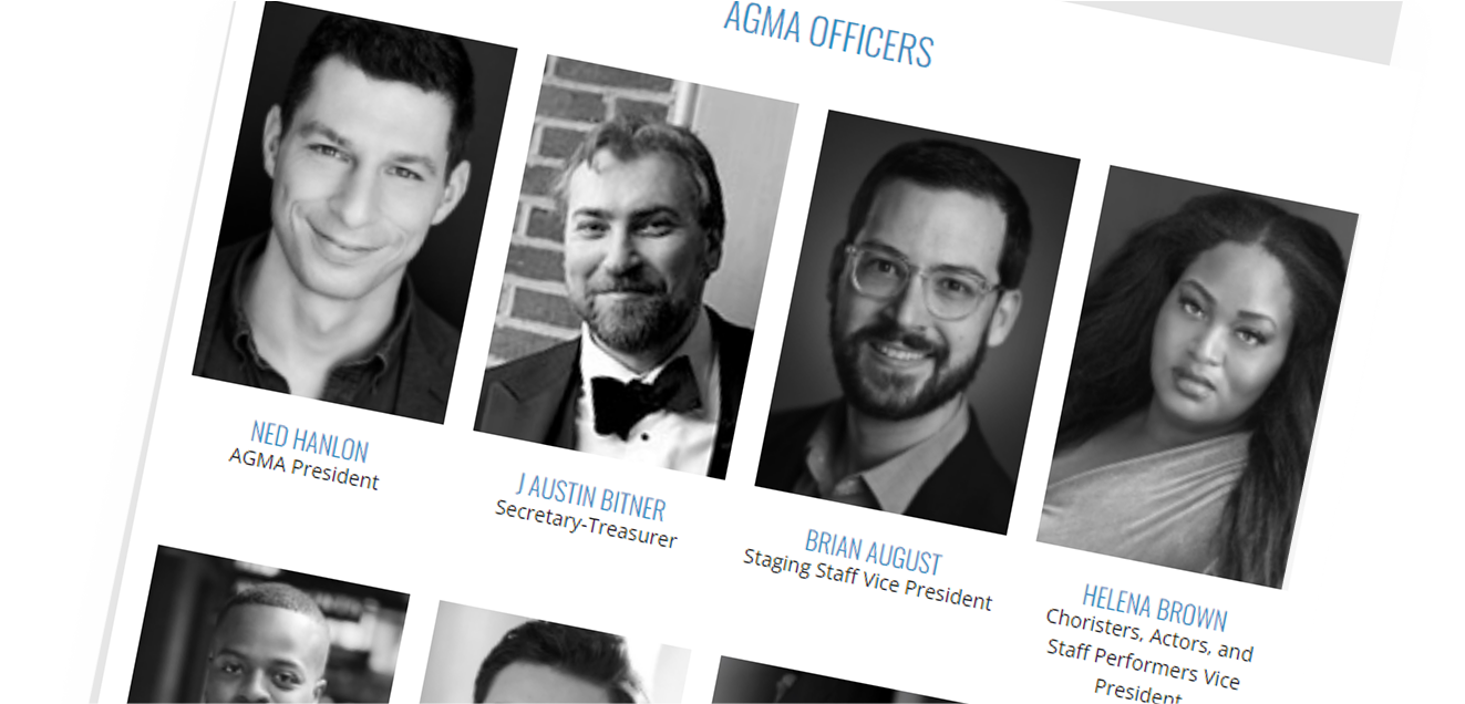 AGMA team page screenshot