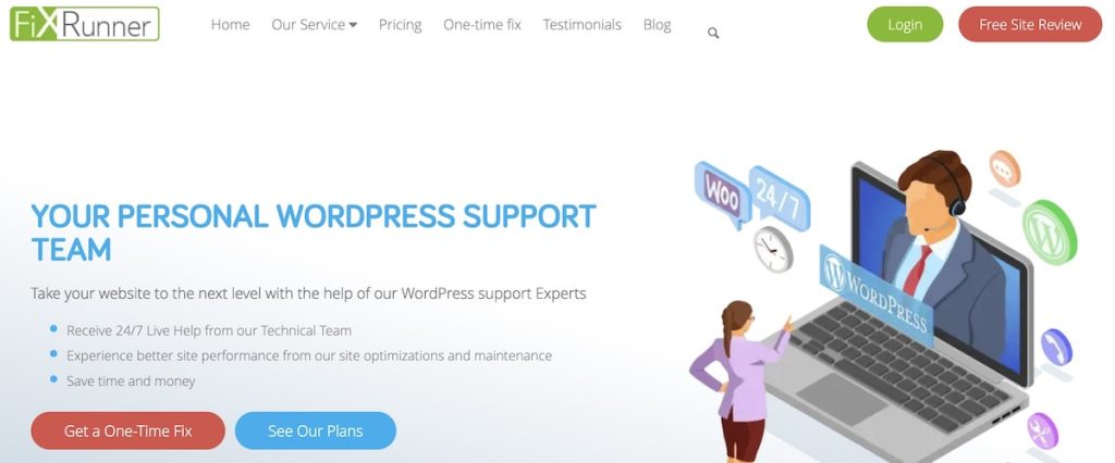 Fixrunner is a WordPress maintenance agency.