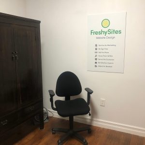 FreshySites Website Design NYC office poster