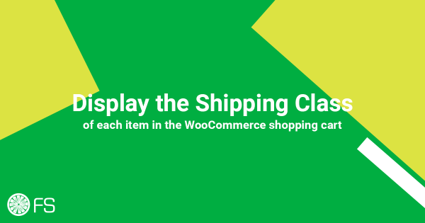 How to display the Shipping Class of each item in the WooCommerce shopping cart