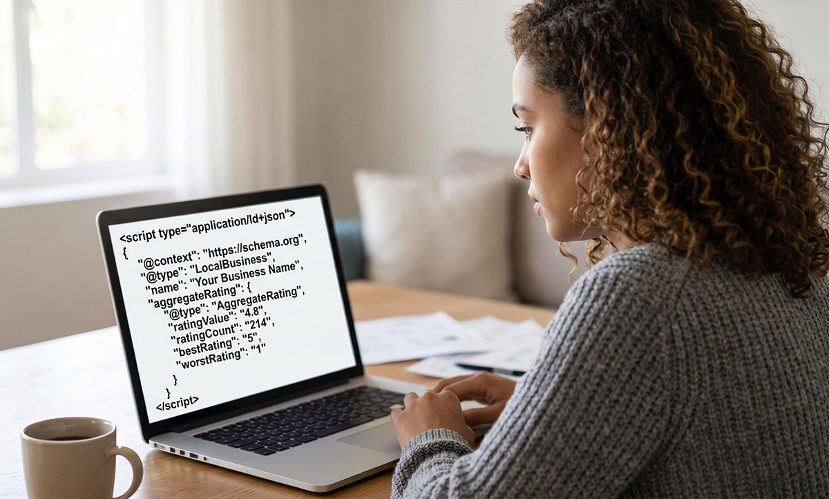 laptop with review rating aggregate code