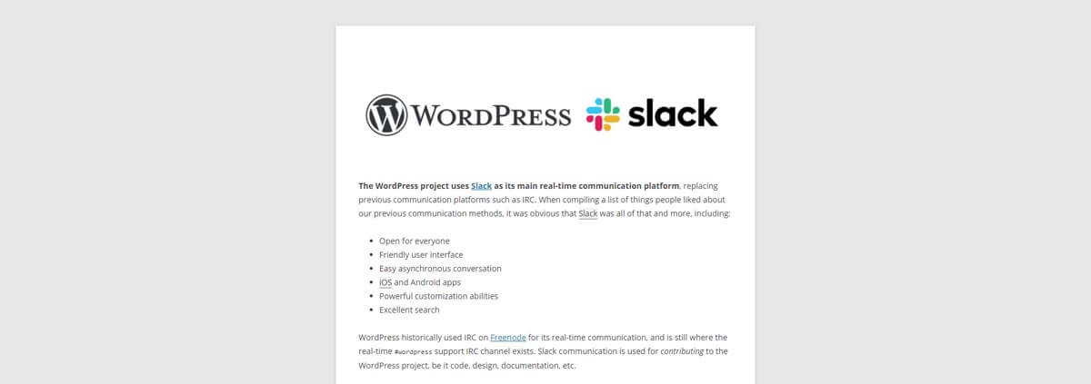 WordPress + Slack