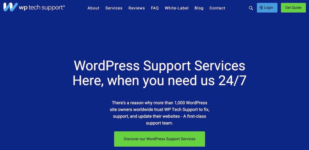 WP Tech Support is a WordPress agency.